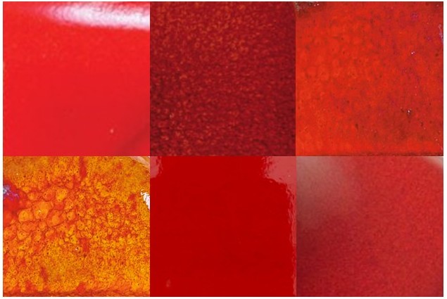 Kadmium och röda glasyrer